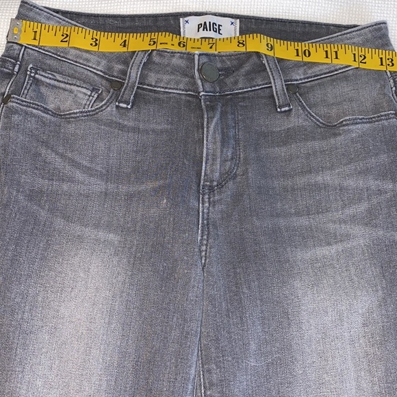 Woman’s Paige Verdugo ultra Skinny size 25 Gray - Picture 9 of 14